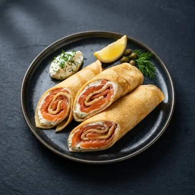 Млинці з семгою