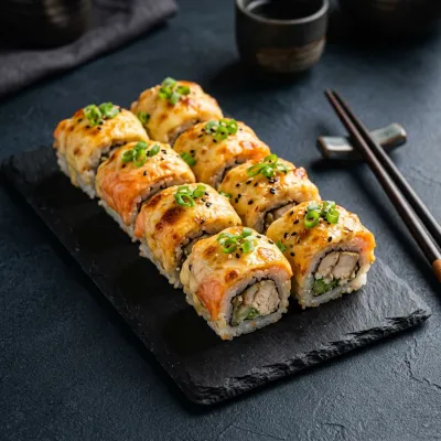 Рол запечений з куркою
