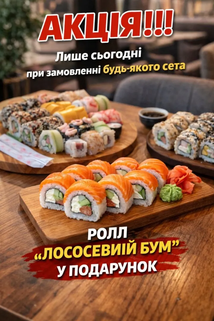 Замовляй сет - отримай подарунок