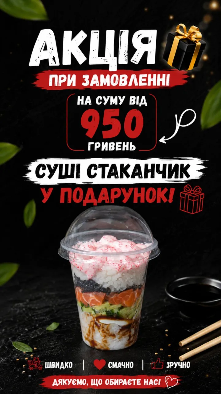 Роби замовлення та отримай подарунок